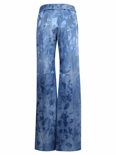 Ermanno Scervino Palazzo Pants With Floral Motif