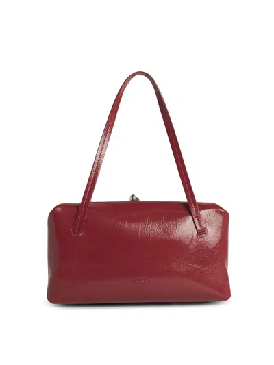 Jil Sander Small Leather Rectangular Top Handles Bag