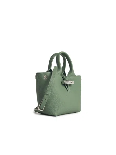 Longchamp Xs Roseau Leather Handle Bag