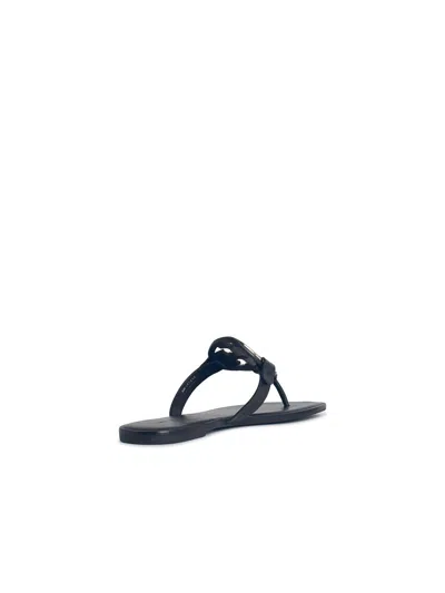 Tory Burch Miller Nappa Leather Logo Sandals