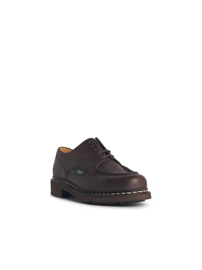 Paraboot Lace-up Leather Shoes Contrast Stitching
