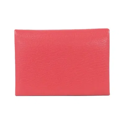 Pre-owned Hermes Red Color Coin Purse/coin Case ()