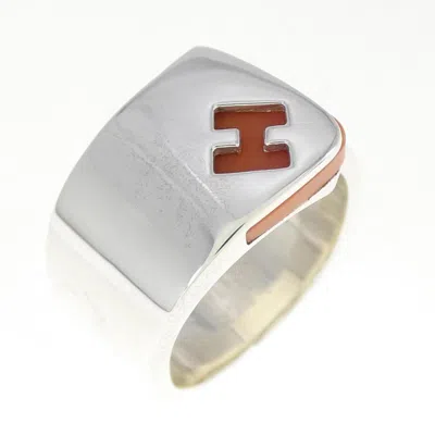 Pre-owned Hermes Silver Silver 925 Band Ring ()
