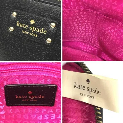 Pre-owned Kate Spade Black Leather Handbag Shoulder Bag ()