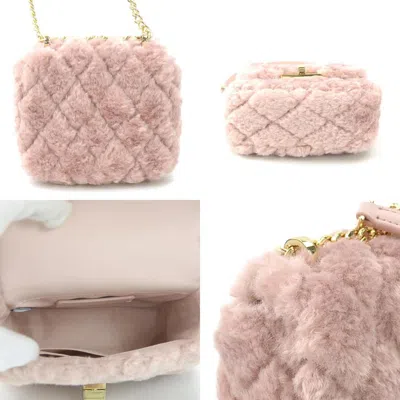 Pre-owned Kate Spade Pink Fur Shoulder Bag ()