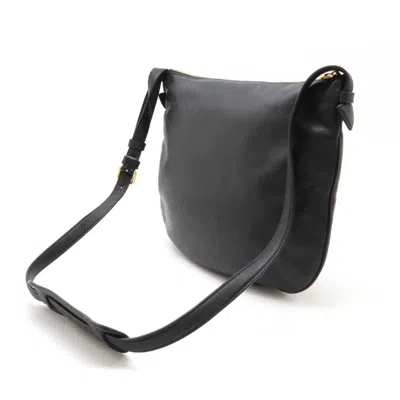 Pre-owned Loewe Black Leather Shoulder Bag ()