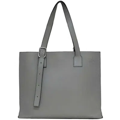 Pre-owned Loewe Gray Leather Tote Bag ()
