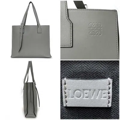 Pre-owned Loewe Gray Leather Tote Bag ()