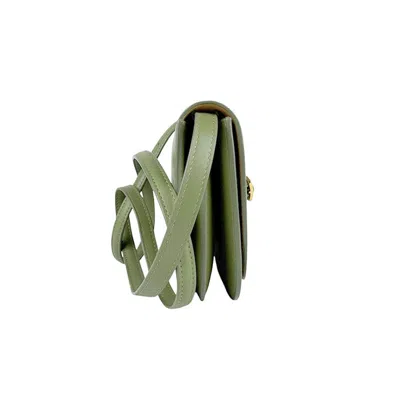 Pre-owned Loewe Khaki Leather Shoulder Bag ()