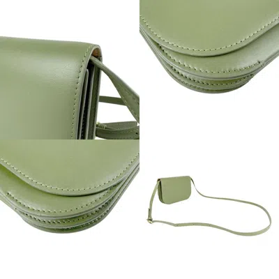 Pre-owned Loewe Khaki Leather Shoulder Bag ()