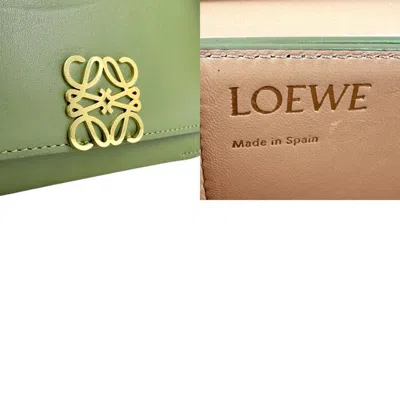 Pre-owned Loewe Khaki Leather Shoulder Bag ()