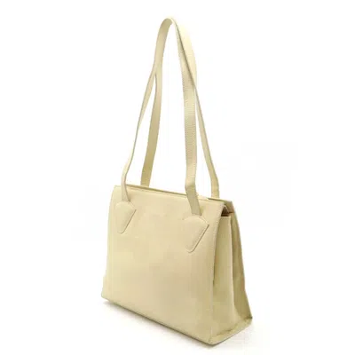 Pre-owned Loewe Light Beige Leather Shoulder Bag Tote Bag ()