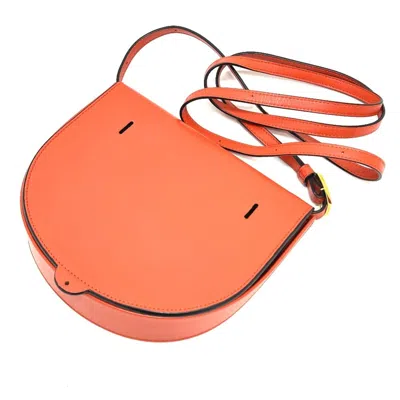 Pre-owned Loewe Orange Leather Shoulder Bag ()