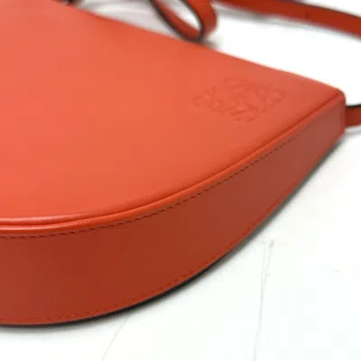 Pre-owned Loewe Orange Leather Shoulder Bag ()