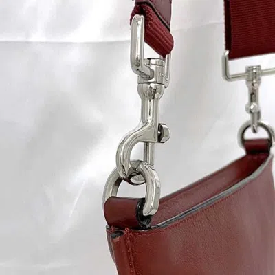 Pre-owned Loewe Red Color Leather Shoulder Bag ()
