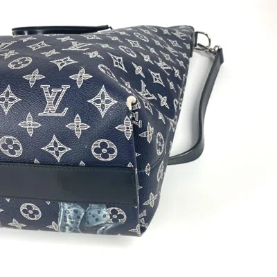 Pre-owned Louis Vuitton Ancre Galle Monogram Navy Monogram Shoulder Bag Tote Bag ()
