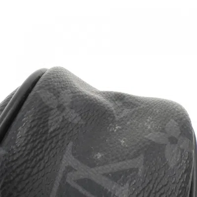 Pre-owned Louis Vuitton Black Coated Canvas Shoulder Bag ()