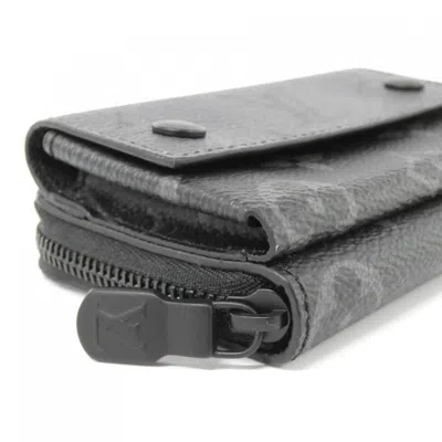 Pre-owned Louis Vuitton Black Gris Coated Canvas Coin Purse/coin Case () In Multi