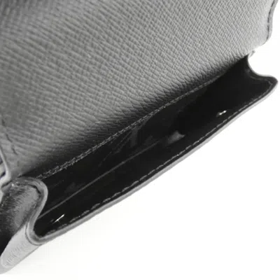 Pre-owned Louis Vuitton Black Gris Coated Canvas Coin Purse/coin Case () In Multi