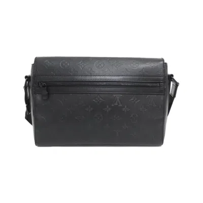 Pre-owned Louis Vuitton Black Leather Shoulder Bag ()