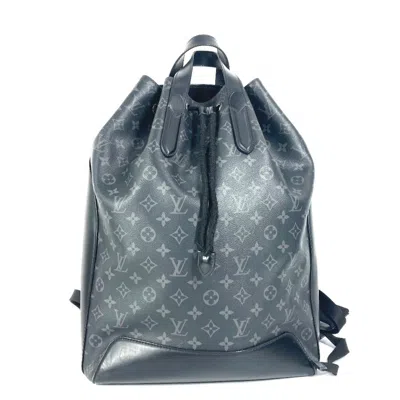 Pre-owned Louis Vuitton Black Monogram Eclipse Monogram Eclipse Backpack Handbag ()