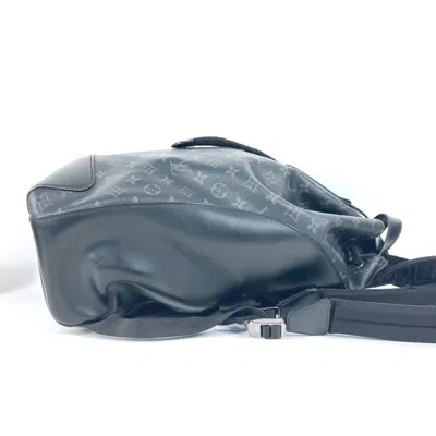 Pre-owned Louis Vuitton Black Monogram Eclipse Monogram Eclipse Backpack Handbag ()