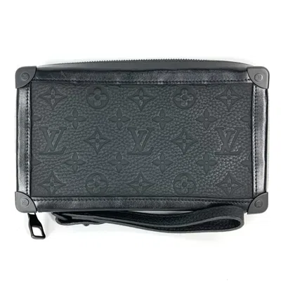 Pre-owned Louis Vuitton Black Monogram Noir Monogram Clutch Bag Pouch ()