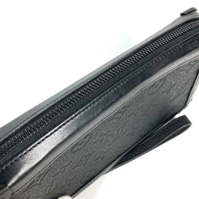 Pre-owned Louis Vuitton Black Monogram Noir Monogram Clutch Bag Pouch ()