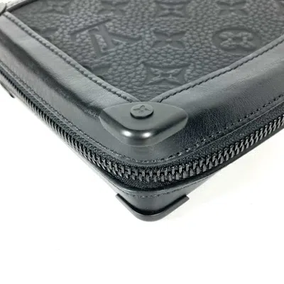 Pre-owned Louis Vuitton Black Monogram Noir Monogram Clutch Bag Pouch ()