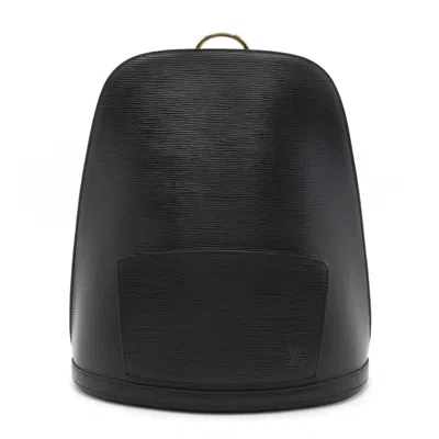 Pre-owned Louis Vuitton Black Noir Epi Leather Backpack Shoulder Bag ()