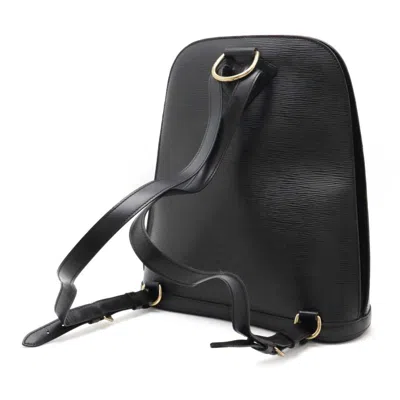 Pre-owned Louis Vuitton Black Noir Epi Leather Backpack Shoulder Bag ()