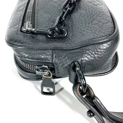 Pre-owned Louis Vuitton Black Noir Leather Clutch Bag Pouch ()
