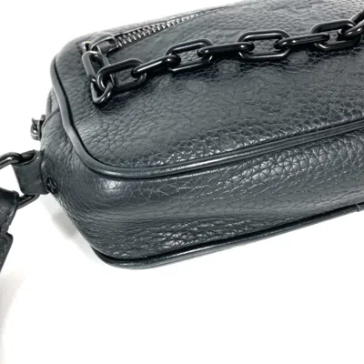 Pre-owned Louis Vuitton Black Noir Leather Clutch Bag Pouch ()
