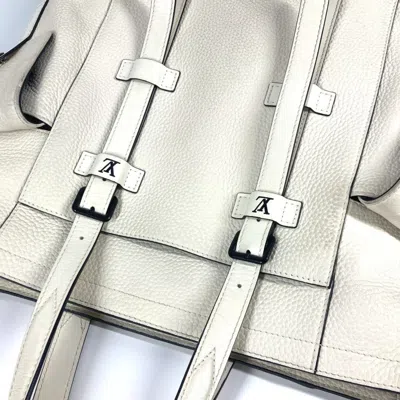 Pre-owned Louis Vuitton Blanc Galle Monogram White Monogram Shoulder Bag Tote Bag ()