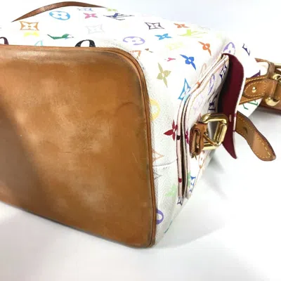 Pre-owned Louis Vuitton Blanc Multi-color White Monogram Multicolore Shoulder Bag ()