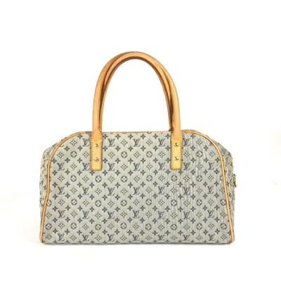 Pre-owned Louis Vuitton Blue Monogram Mini Boston Bag Handbag ()