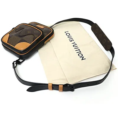 Pre-owned Louis Vuitton Brown Canvas Leather Shoulder Bag ()