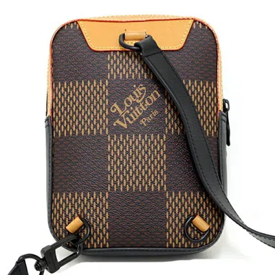 Pre-owned Louis Vuitton Brown Canvas Leather Shoulder Bag ()