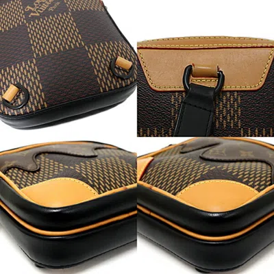 Pre-owned Louis Vuitton Brown Canvas Leather Shoulder Bag ()