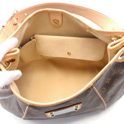 Pre-owned Louis Vuitton Brown Coated Canvas Leather Shoulder Bag ()