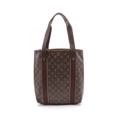 Pre-owned Louis Vuitton Brown Coated Canvas Leather Tote Bag ()