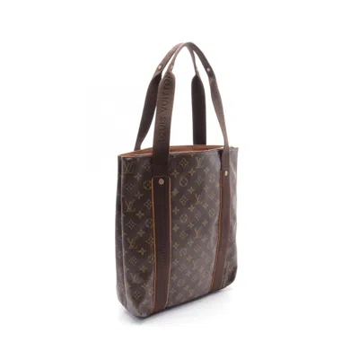 Pre-owned Louis Vuitton Brown Coated Canvas Leather Tote Bag ()