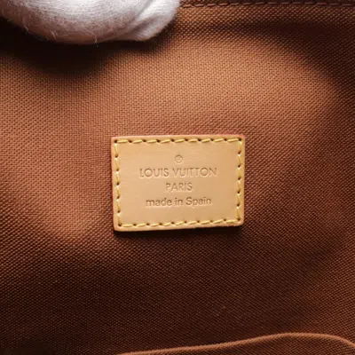 Pre-owned Louis Vuitton Brown Coated Canvas Leather Tote Bag ()
