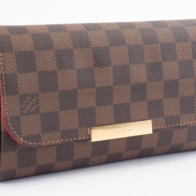 Pre-owned Louis Vuitton Brown Damier Canvas Ebene Damier Canvas Shoulder Bag ()