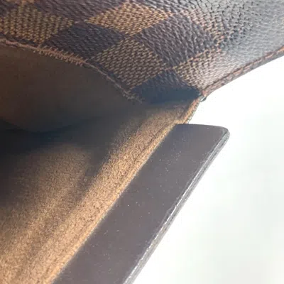 Pre-owned Louis Vuitton Brown Damier Canvas Ebene Galle Damier Canvas Clutch Bag Pouch ()