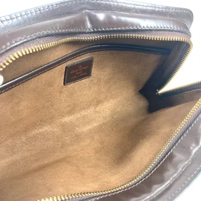 Pre-owned Louis Vuitton Brown Damier Canvas Ebene Galle Damier Canvas Clutch Bag Pouch ()