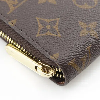 Pre-owned Louis Vuitton Brown Monogram Canvas Long Wallet (bi-fold) ()