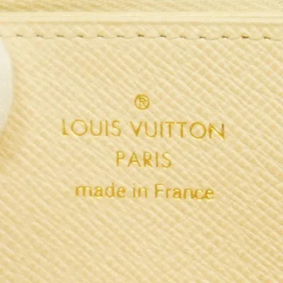 Pre-owned Louis Vuitton Cream Long Wallet (bi-fold) ()