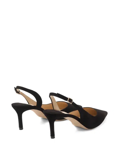 Jimmy Choo 60mm Lenora Suede Slingback Pumps In Black