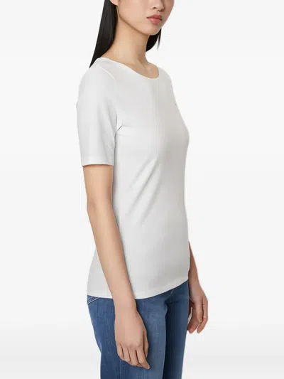 Marc O'polo Short-sleeve Crew-neck T-shirt In White